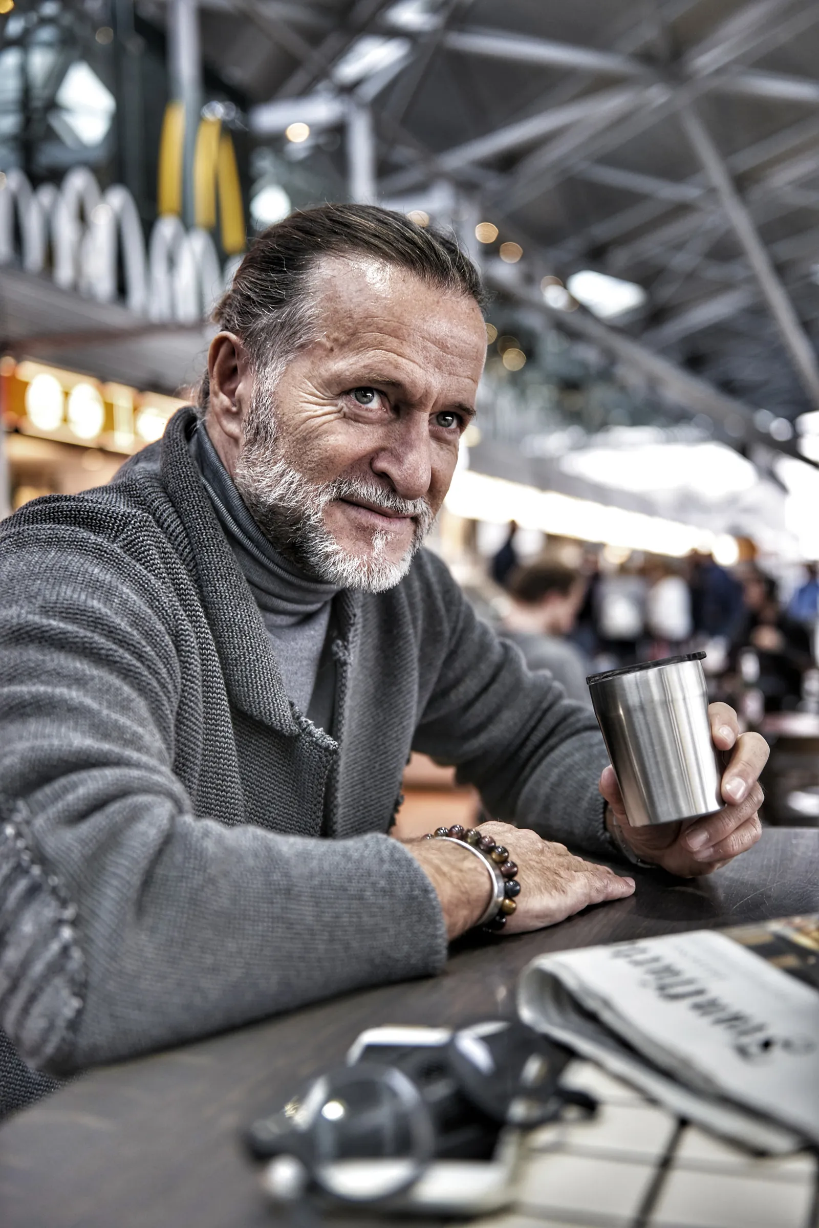 Thermobecher ESPRESSO DOPPIO, silberfarben – Bild 6
