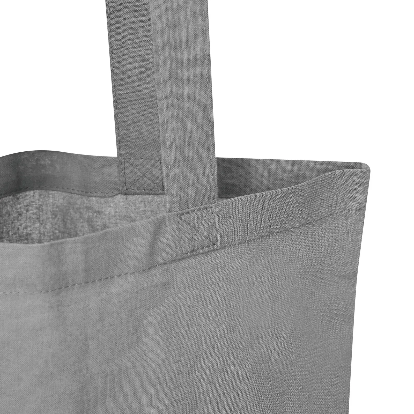 BIG PURE - Baumwolltasche, grau – Bild 3