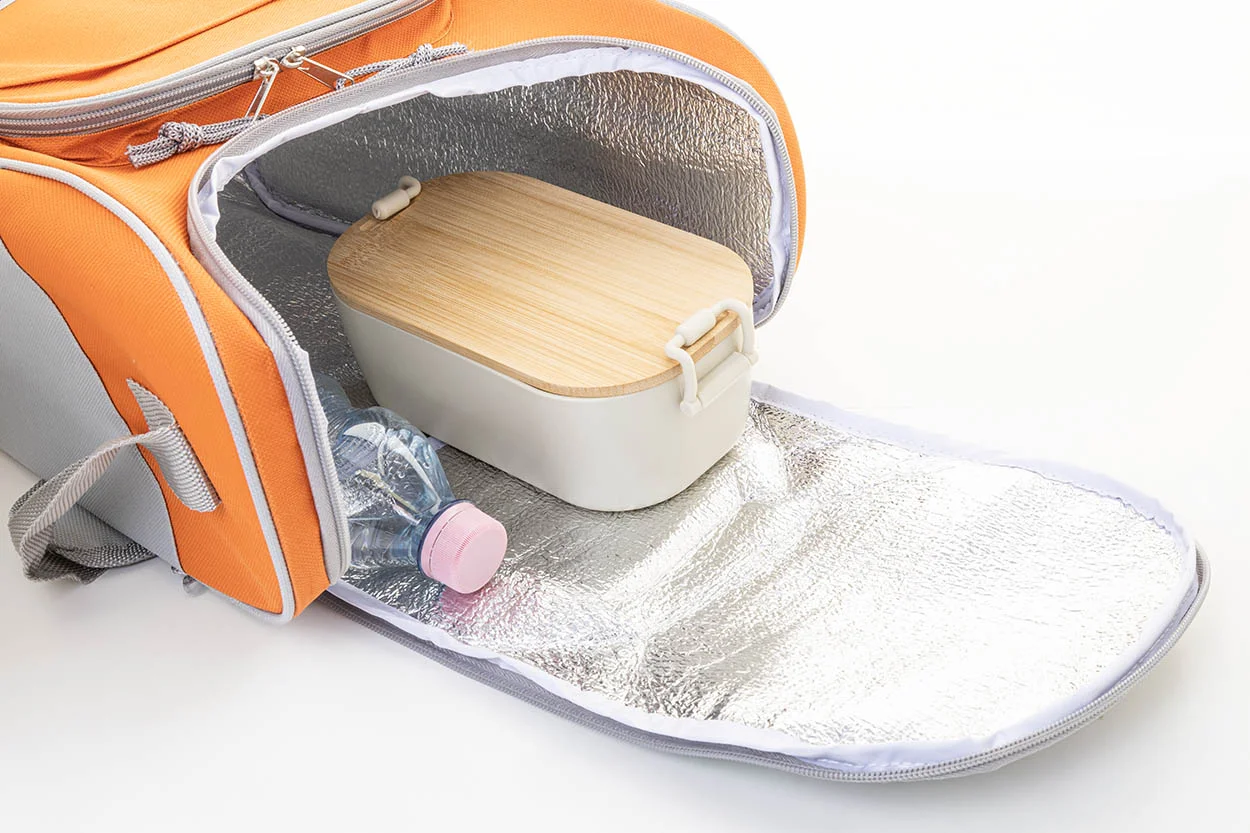 RPET-Kühltasche Inuit, orange – Bild 4