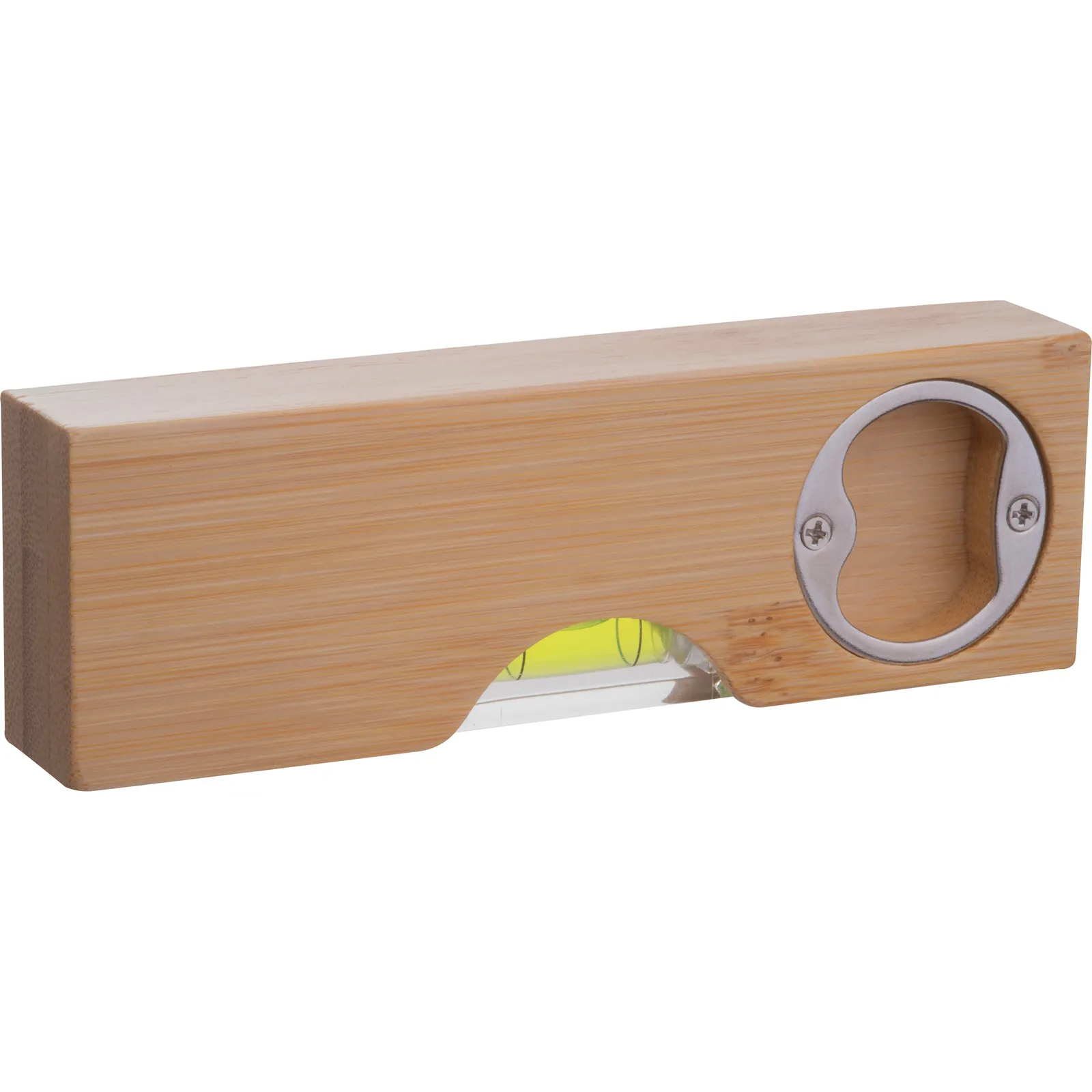 Wasserwaage mit Flaschenöffner Florida, beige – Bild 2