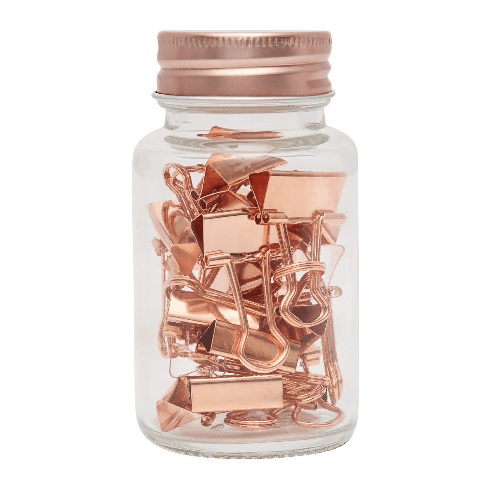COPPER CLAMP - Dokumentenklammer im Glas kupfer, kupfer – Bild 2