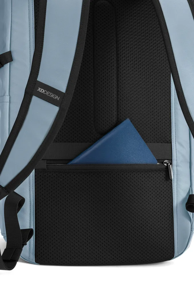 Urban wasserabweisender Anti-Diebstahl Rucksack, blau – Bild 19