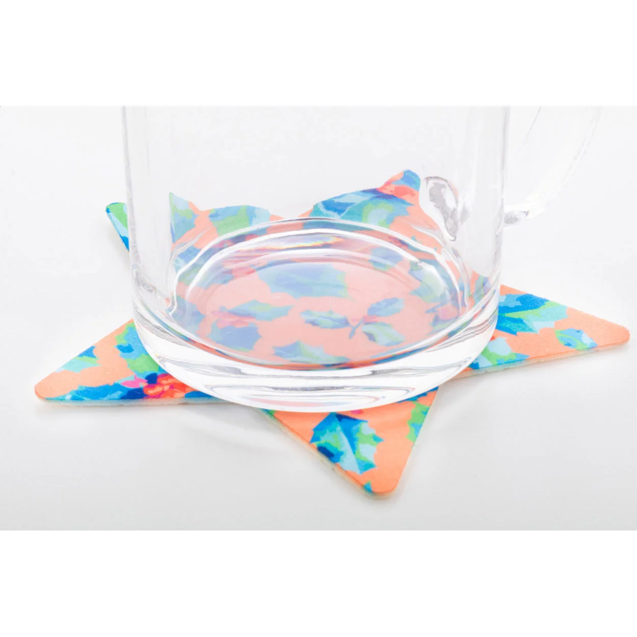 Individueller RPET Filzuntersetzer CreaFelt Drink Xmas, grau – Bild 5