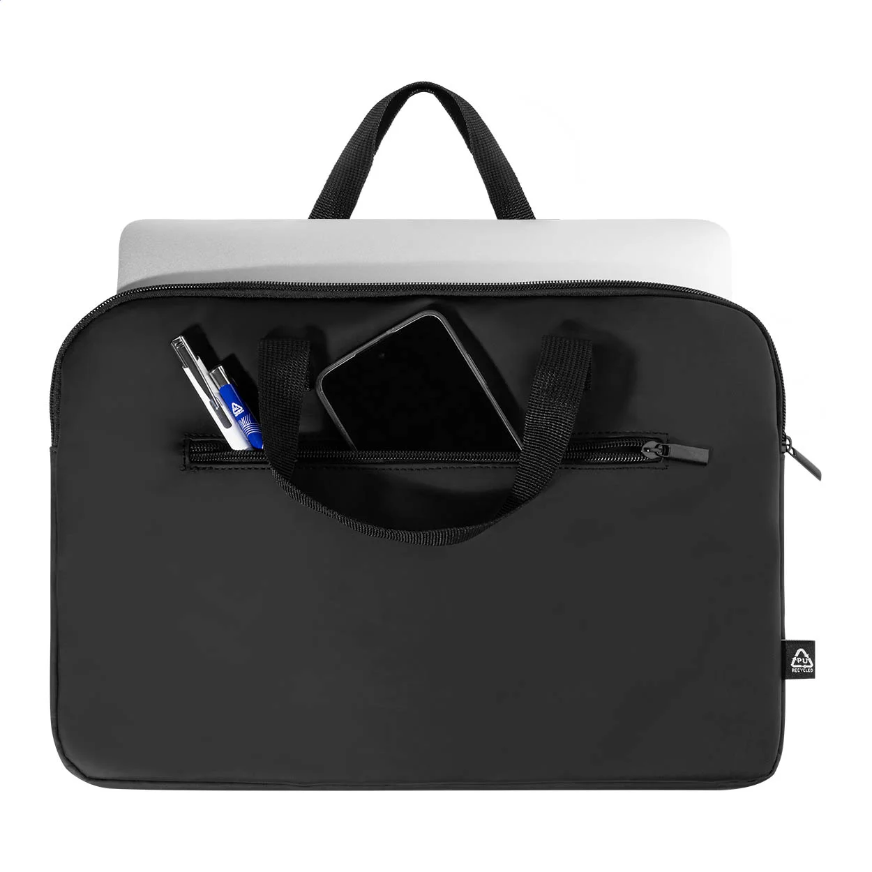 Laptoptasche Pubbuk aus RPU, schwarz – Bild 5