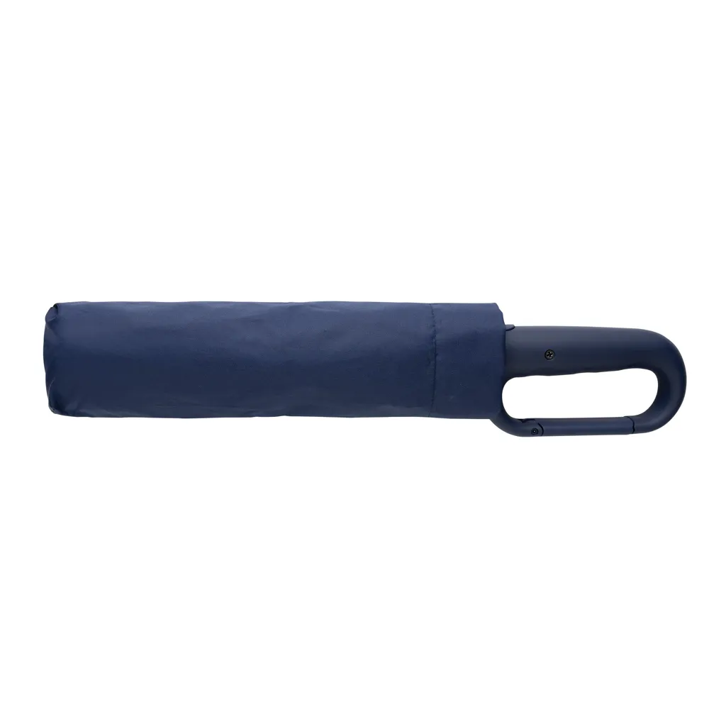 Yara 21“ AWARE™ rPET Regenschirm mit Karabiner, navy blau – Bild 3