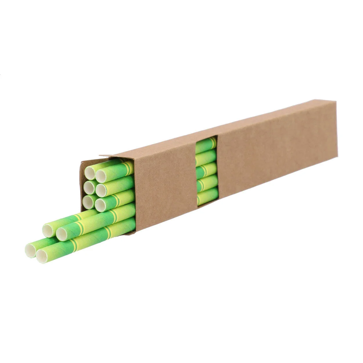 Trinkhalm-Set BamStraw, grün – Bild 2