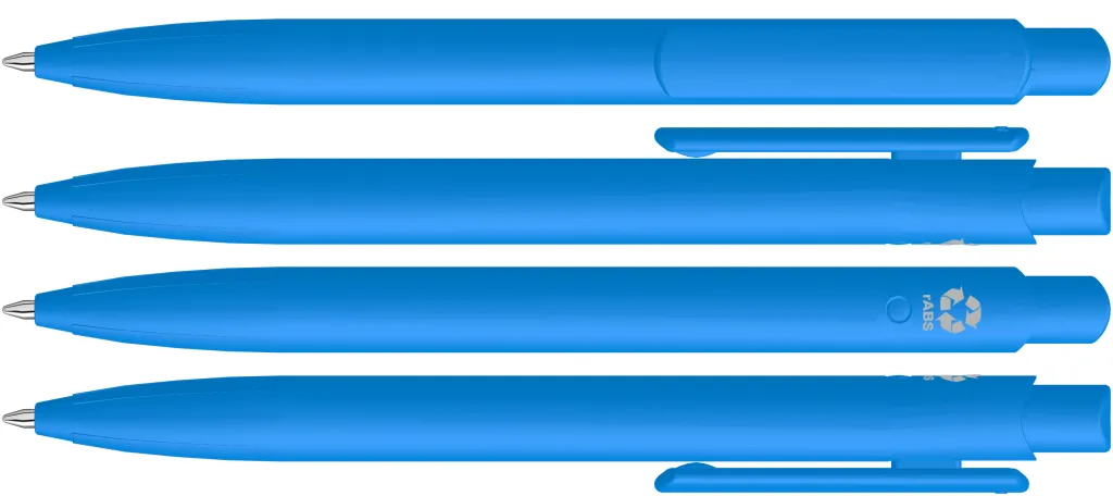 STAGE RECY Druckkugelschreiber hellblau, hellblau – Bild 2