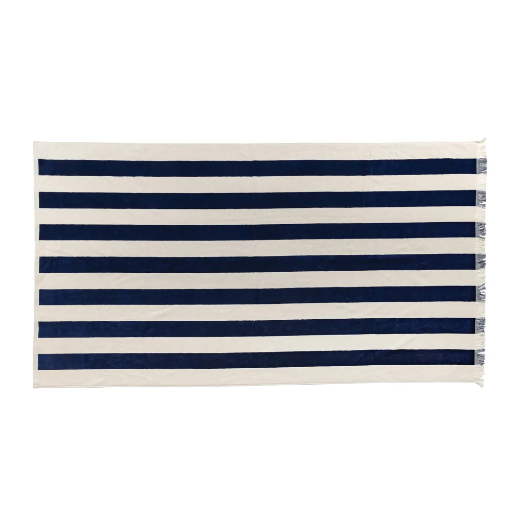 Ukiyo Aware™ Yukari XL Strandtuch 100x180cm, navy blau – Bild 2