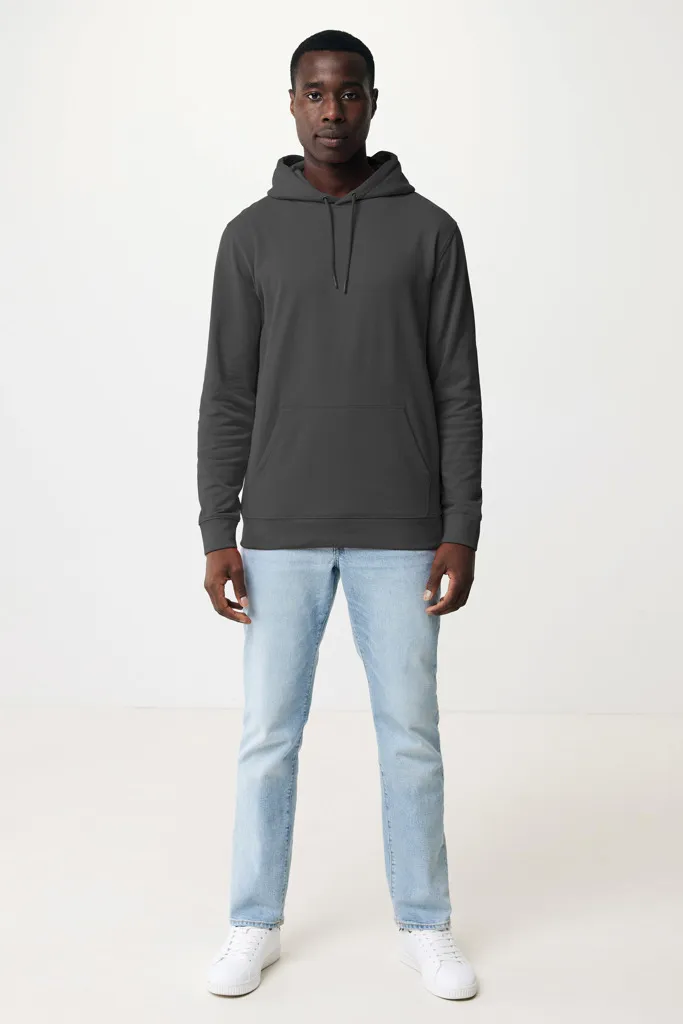 IQONIQ Jasper Hoodie aus recycelter Baumwolle, anthrazit – Bild 7