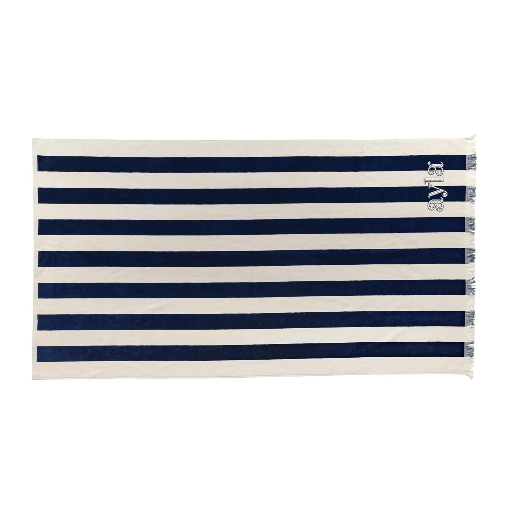 Ukiyo Aware™ Yukari XL Strandtuch 100x180cm, navy blau – Bild 3