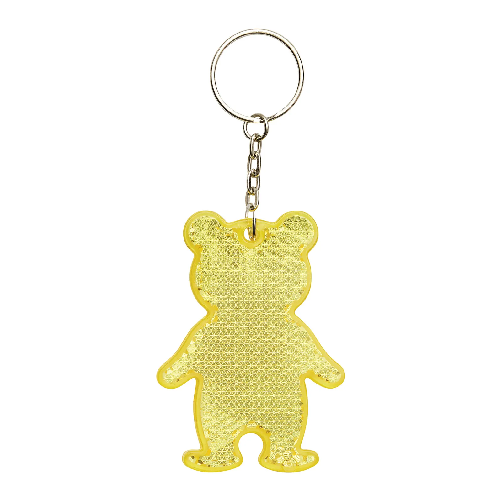 TEDDY - Reflektierender Schlüsselanhänger, gelb – Bild 3