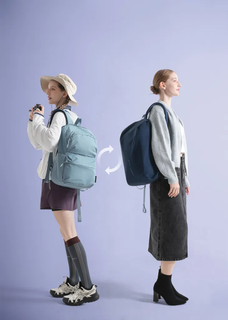 XD Design Switch 2-in-1 Rucksack, hellblau – Bild 21