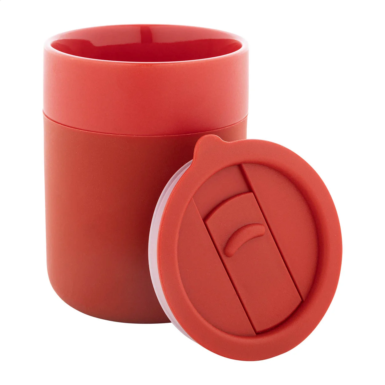 Reisebecher Liberica, rot – Bild 2