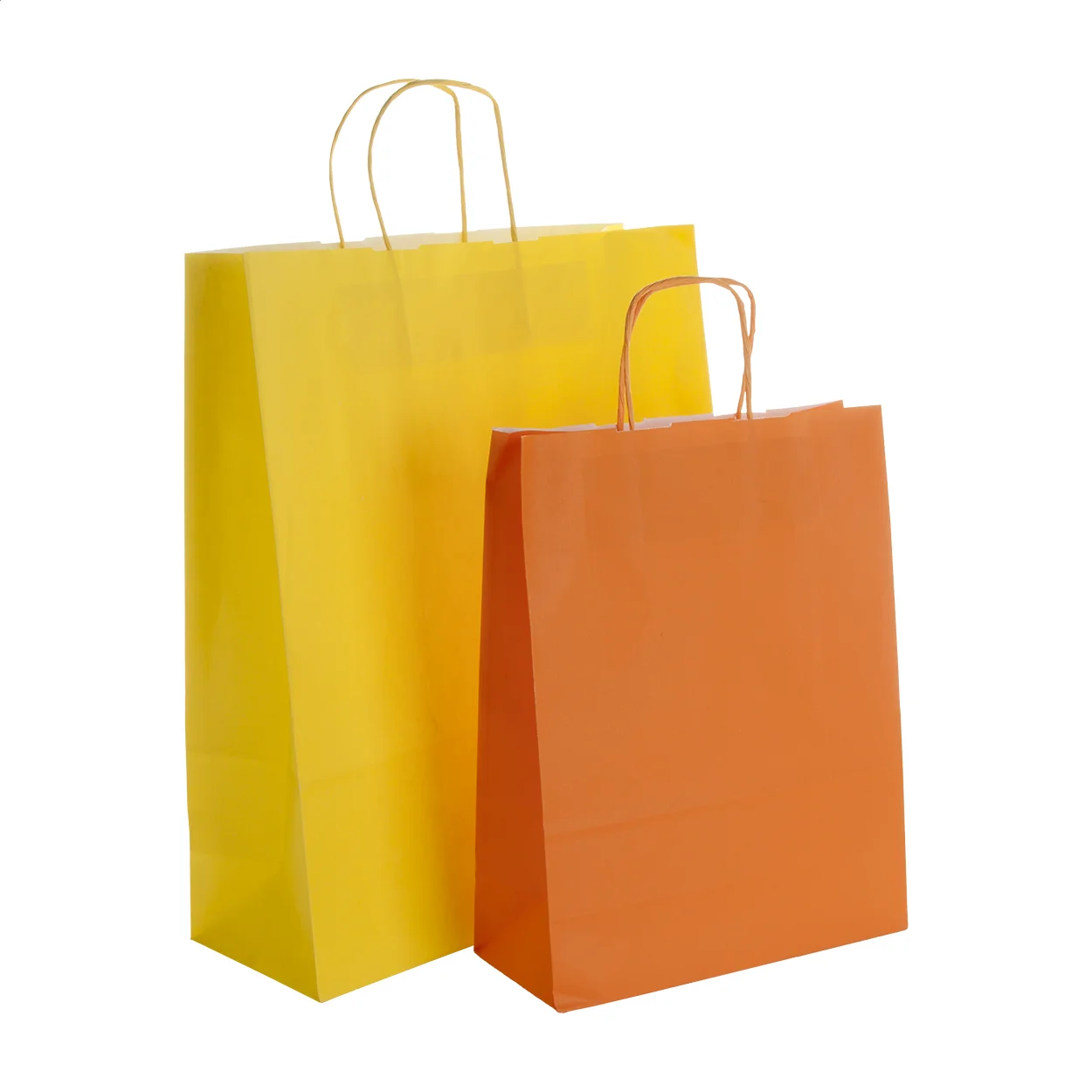 Papier-Einkaufstasche Mall, orange – Bild 2