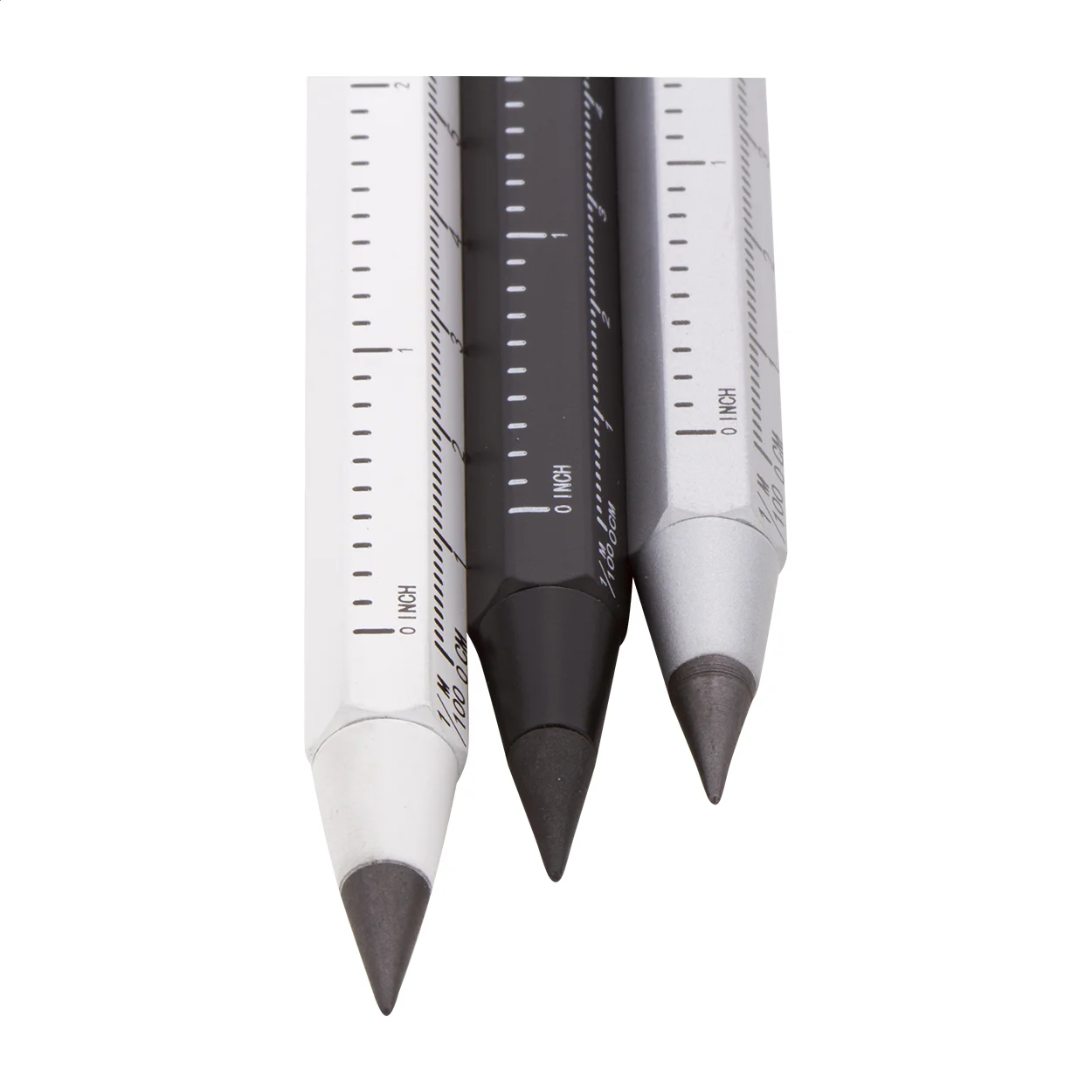 Tintenloser Stift mit Lineal Ruloid, schwarz – Bild 5