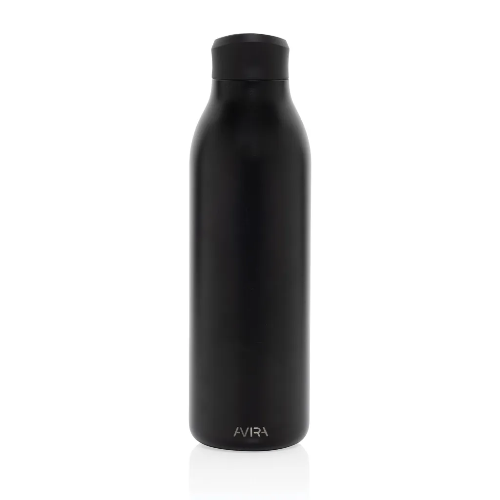 Avira Alok 360 Klick-Wasserflasche aus RCS rec. Stahl, 600ml, schwarz – Bild 2