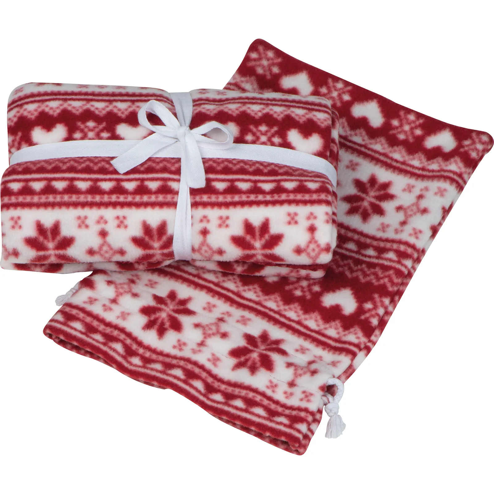 Kuscheldecke Debrecen, rot – Bild 3