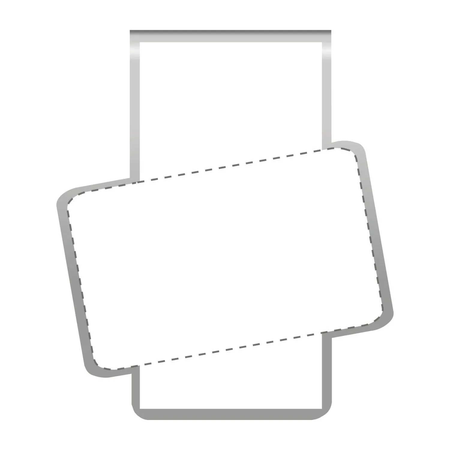 ROMINOX® Mehrweg-Büroklammer Shape Clip, 9 Varianten, idealer Mailingartikel für Dokumente, bis zu 18 Seiten Klemmkraft, silber – Bild 5