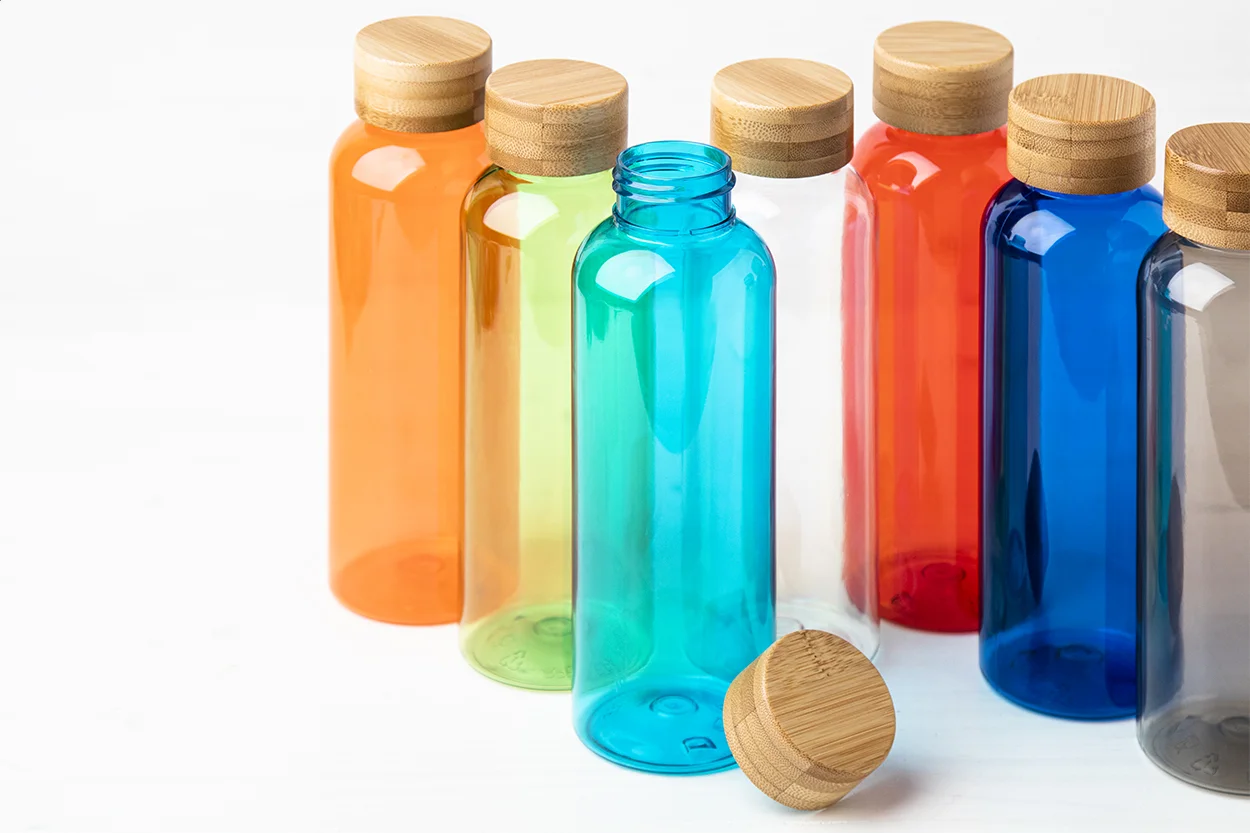 RPET-Sportflasche Pemboo, weiß – Bild 5