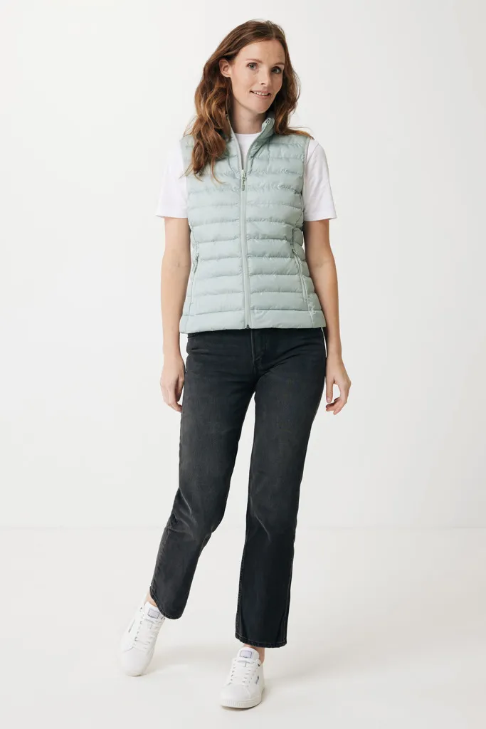 IQONIQ Meru Damen Bodywarmer aus recyceltem Polyester, Iceberg green – Bild 5
