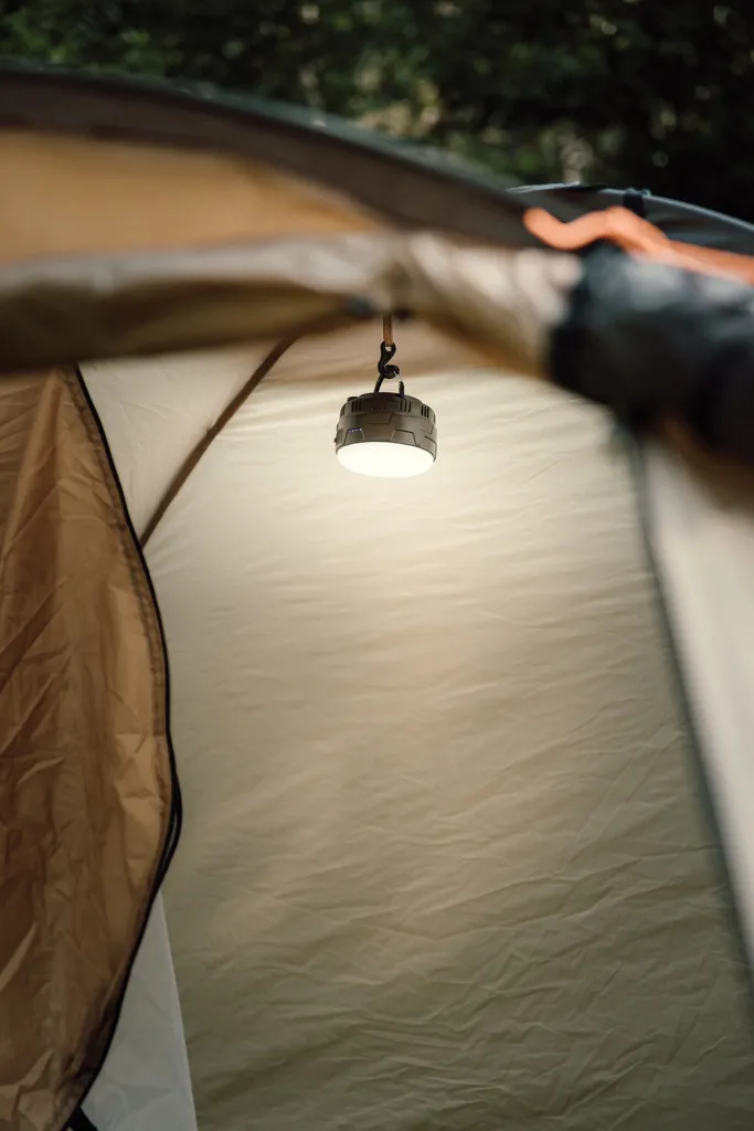 Nordic Drift Everest tragbare RCS Campinglaterne mit Kurbel, schwarz – Bild 10