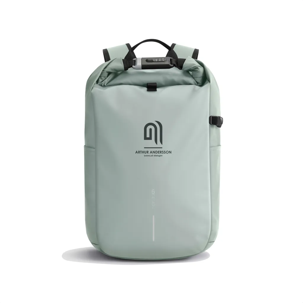 Urban wasserabweisender Anti-Diebstahl Rucksack, Iceberg green – Bild 22
