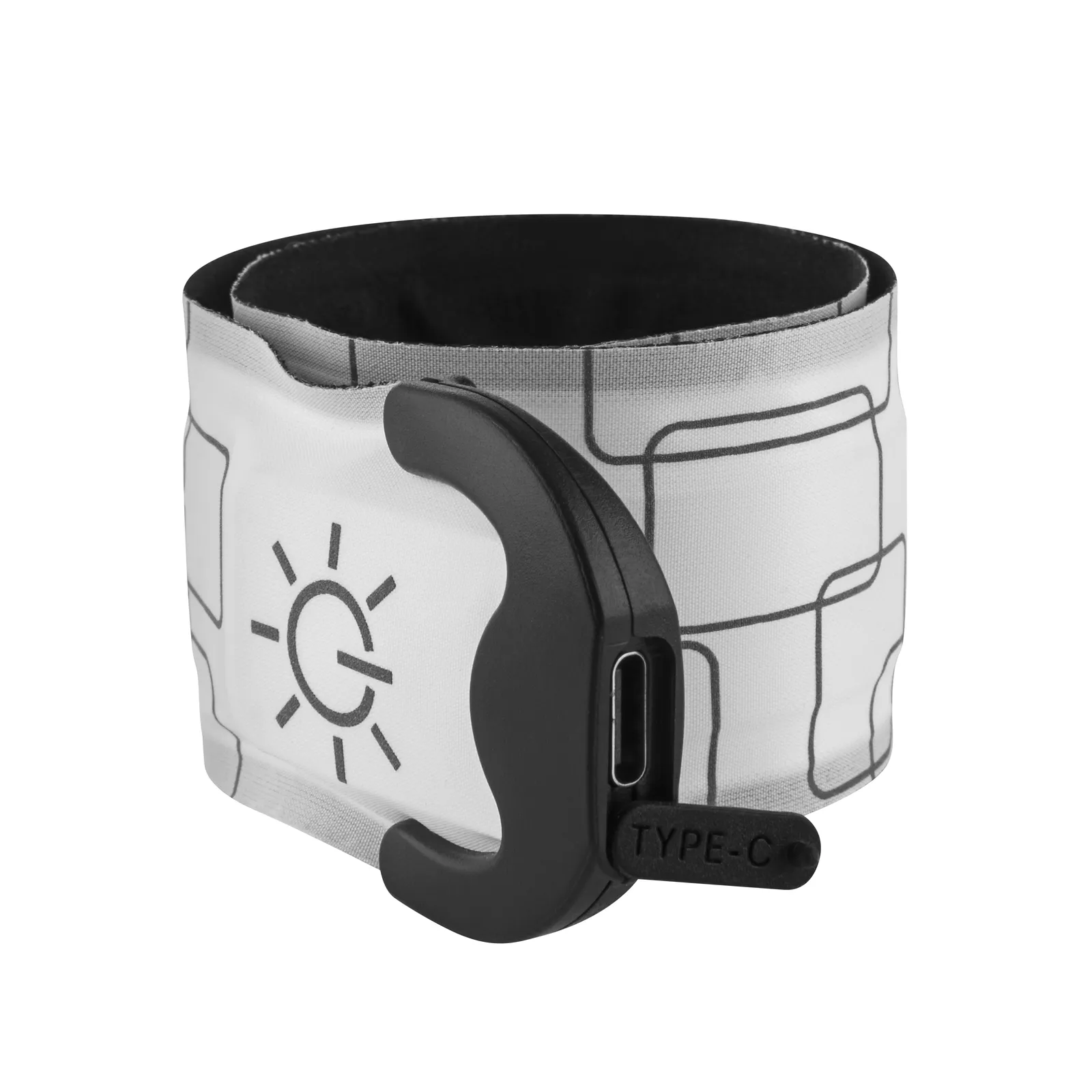 LED-Armband "GlowBand Active", silber – Bild 2