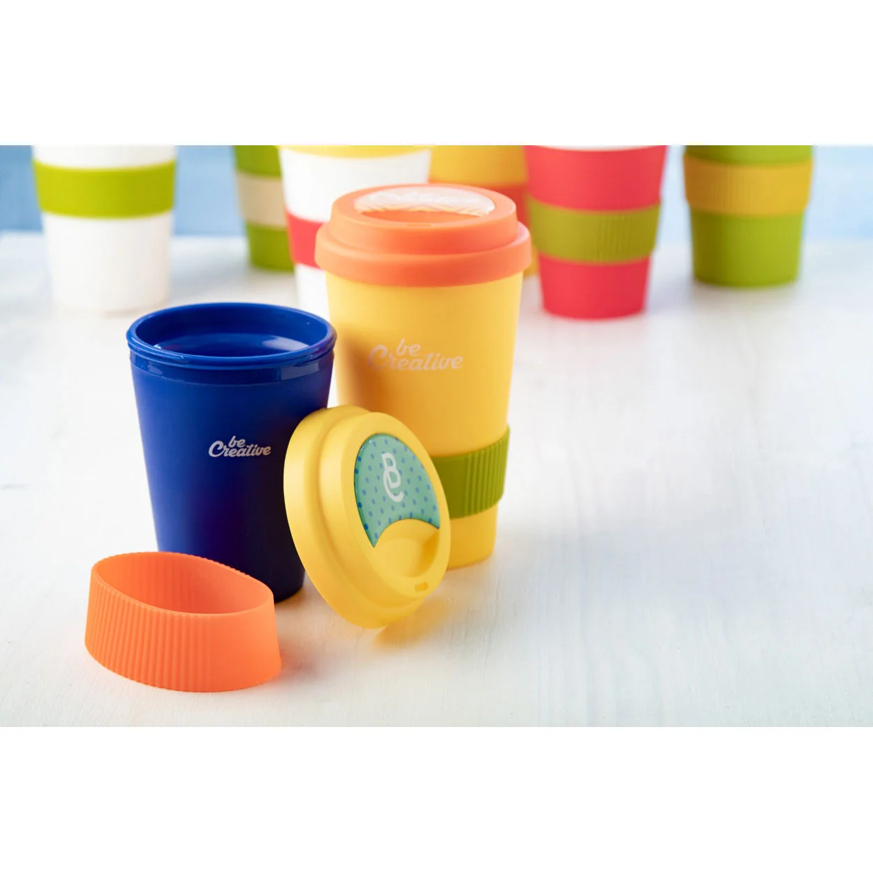 Individualisierbarer Thermobecher CreaCup Mini, mehrfarbig – Bild 4