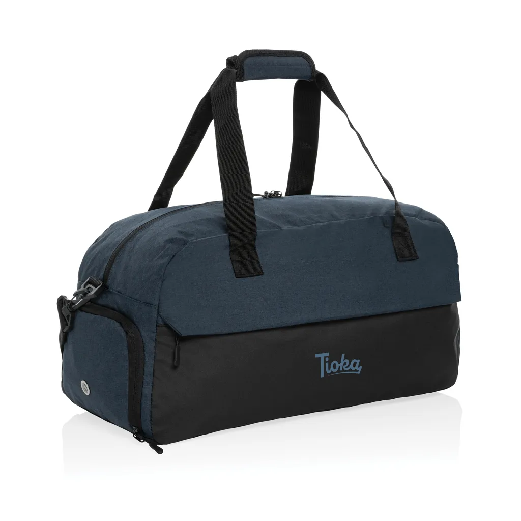 Kazu AWARE™ RPET Weekend-Duffel-Bag, blau – Bild 7