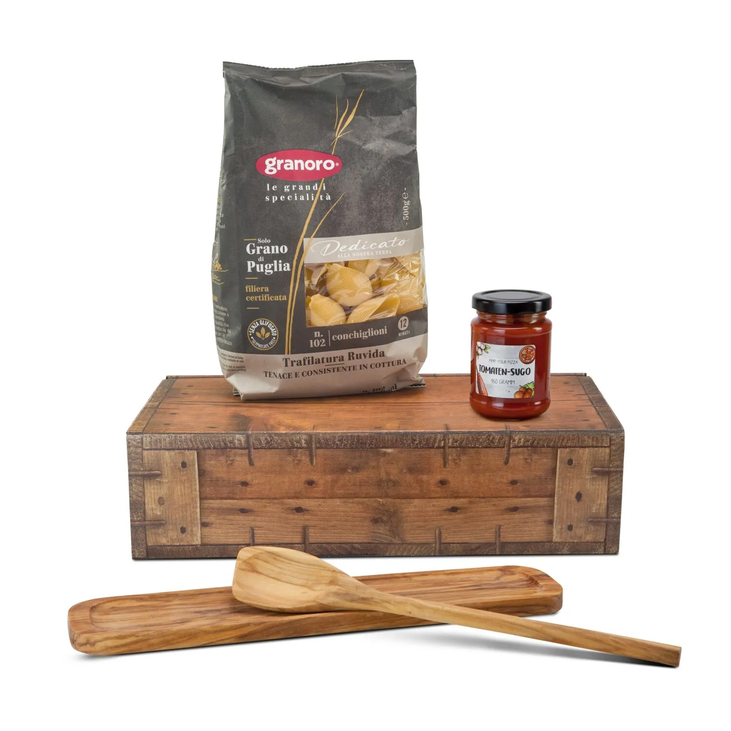 Geschenkset / Präsenteset: Pasta Rustico, braun – Bild 2