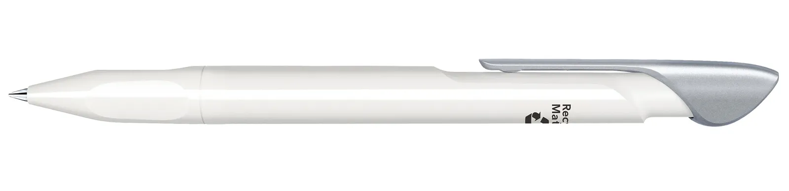 Evoxx Polished Recycled LC Druckkugelschreiber, Silber – Bild 4