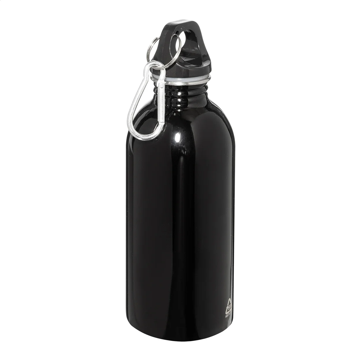 Flasche Ressuto aus recyceltem Edelstahl, schwarz – Bild 4