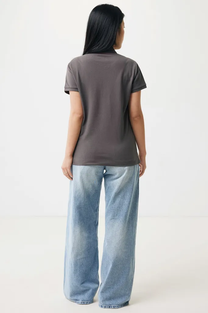 IQONIQ Yosemite Damen Piqué-Poloshirt aus rec. Baumwolle, anthrazit – Bild 7