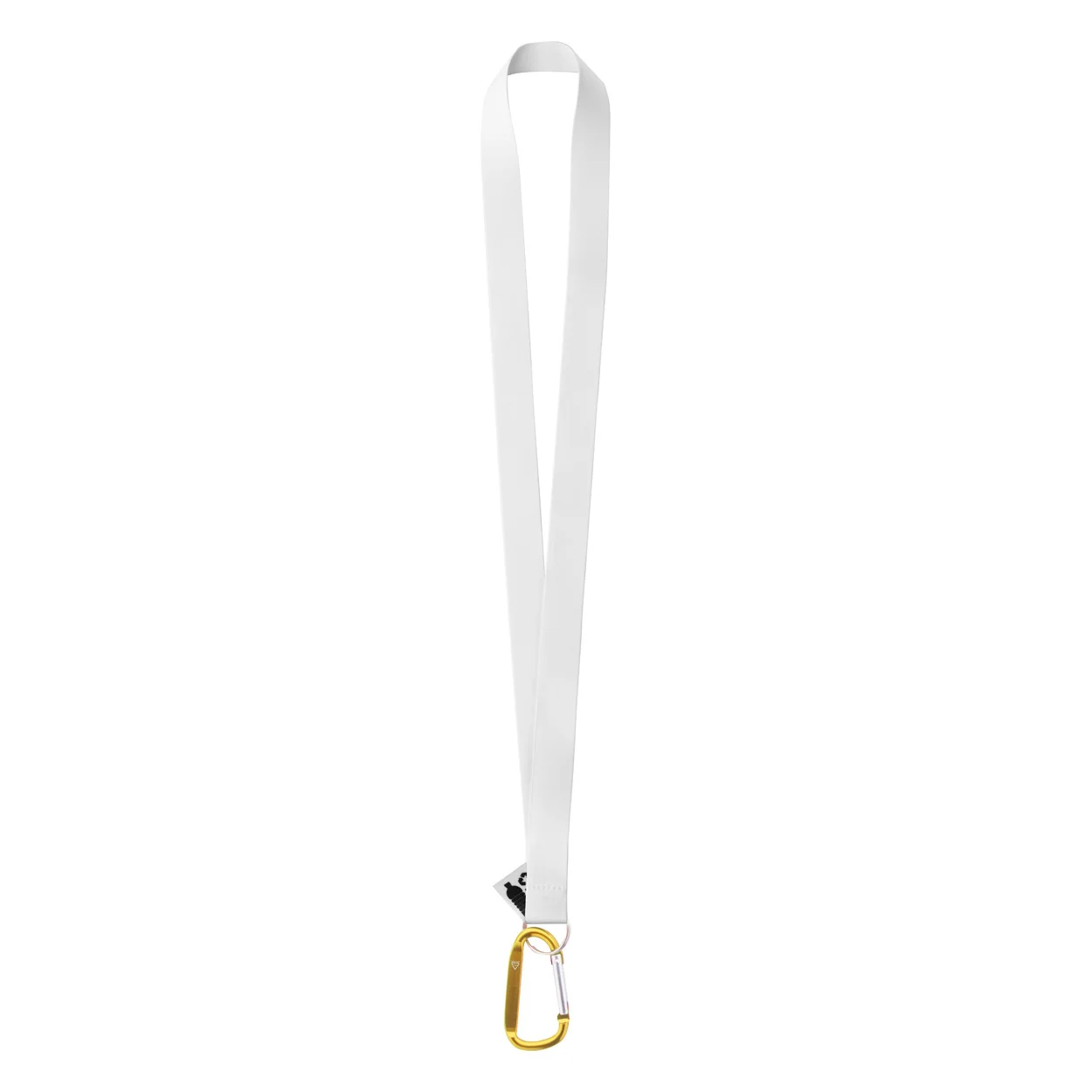 Lanyard Subyard XL RPET mit Sublimationsdruck, gelb – Bild 2