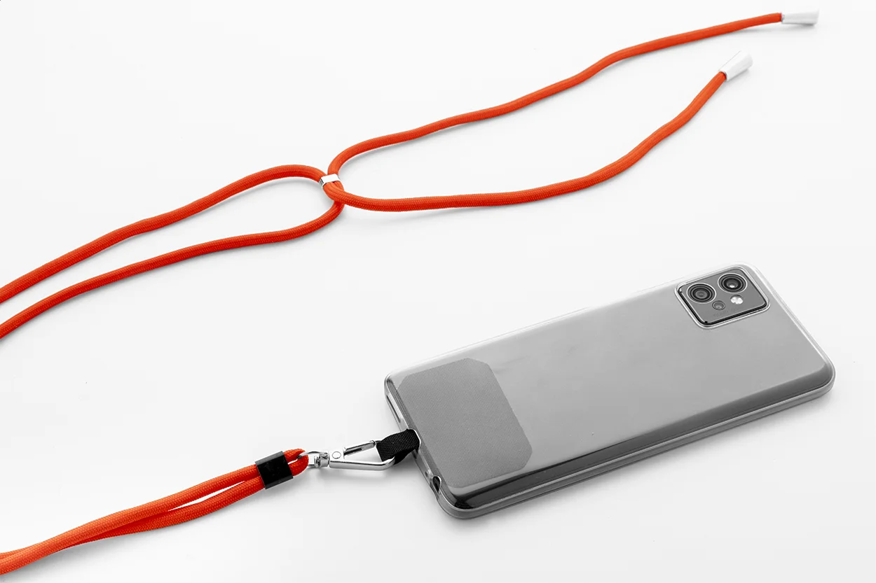 RPET-Handyhalter-Lanyard Corphon, rot – Bild 3