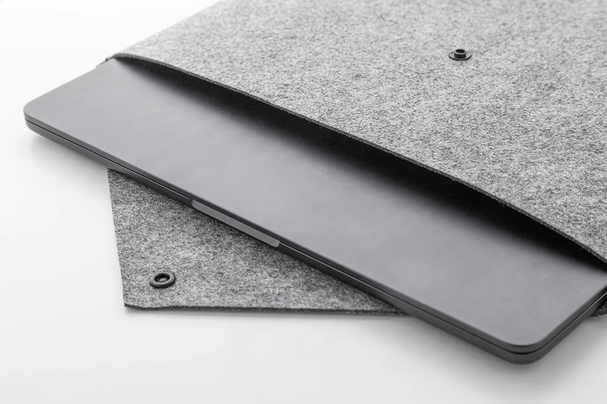 Dokumententasche RPET Refelt Slim, grau – Bild 2