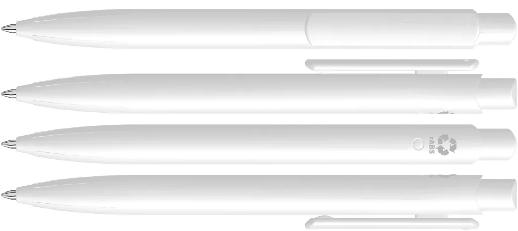 STAGE RECY Druckkugelschreiber weiss, weiss – Bild 2
