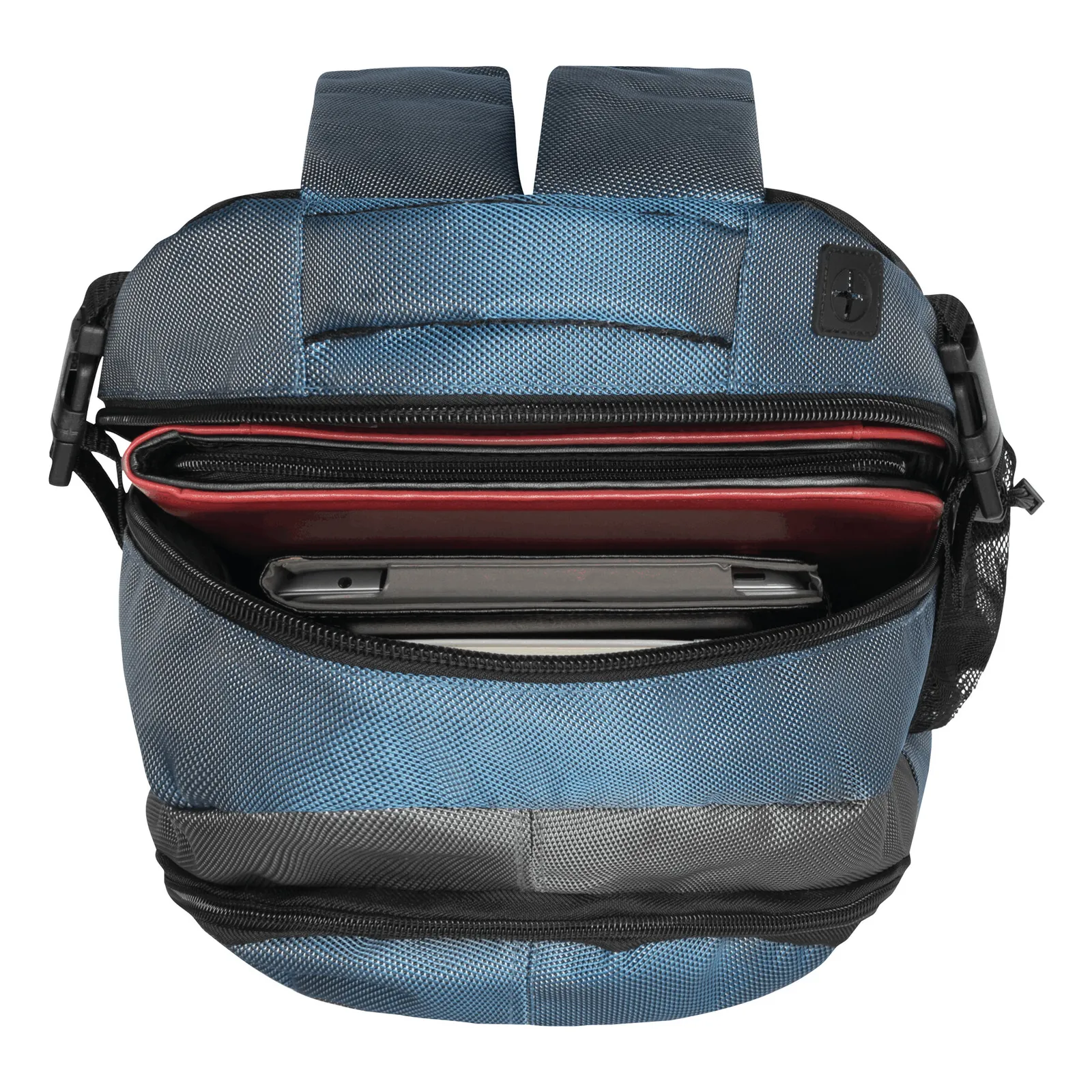 HIGH-CLASS - Rucksack, blau, grau – Bild 8