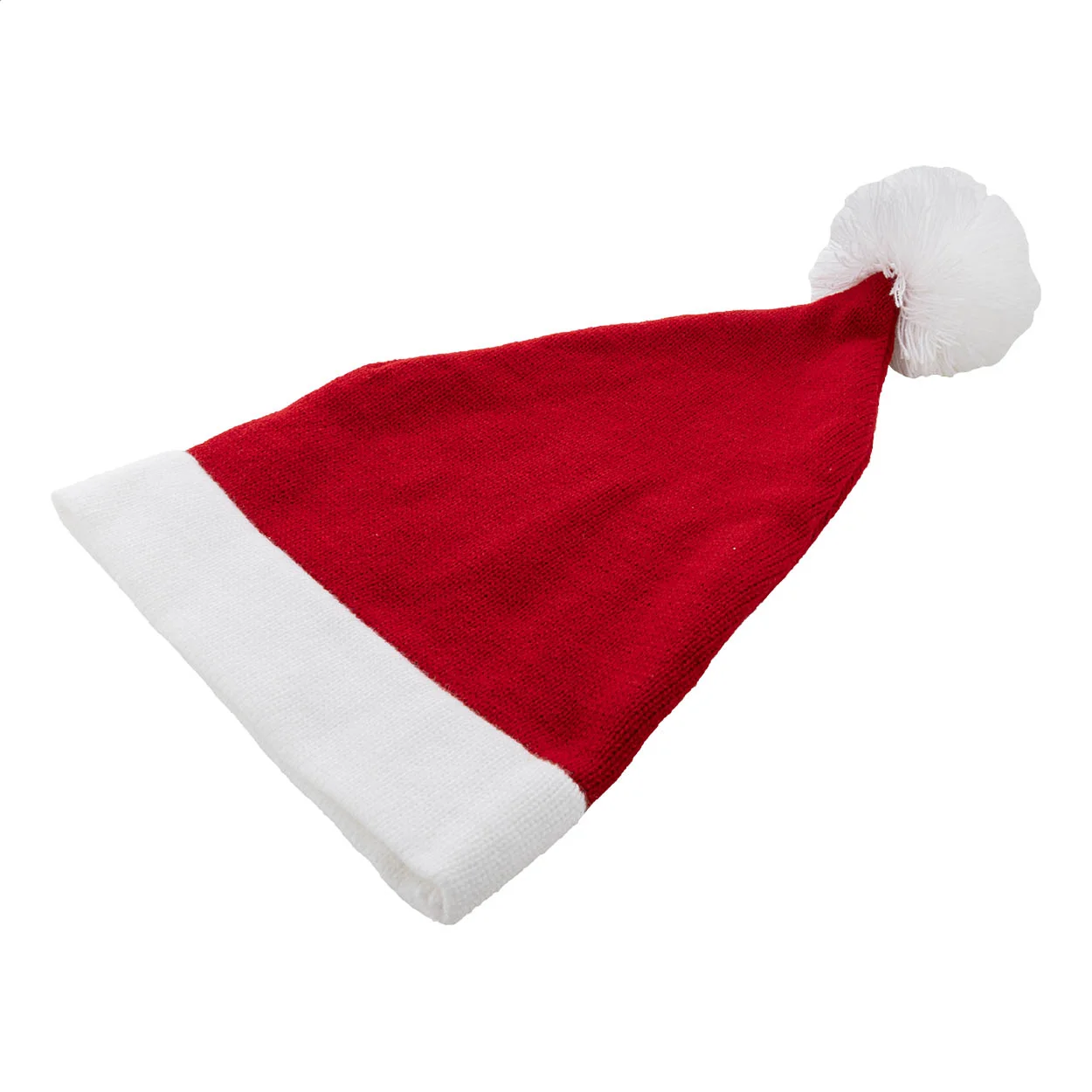 gestrickte Weihnachtsmütze Babbo, rot – Bild 2