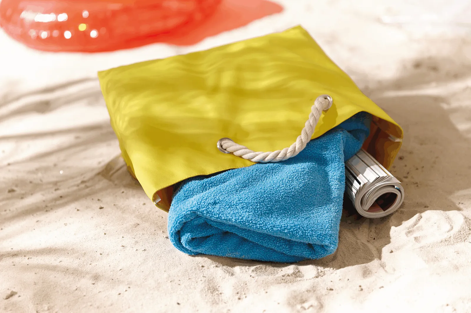 CAPRI - Strandtasche, gelb – Bild 5
