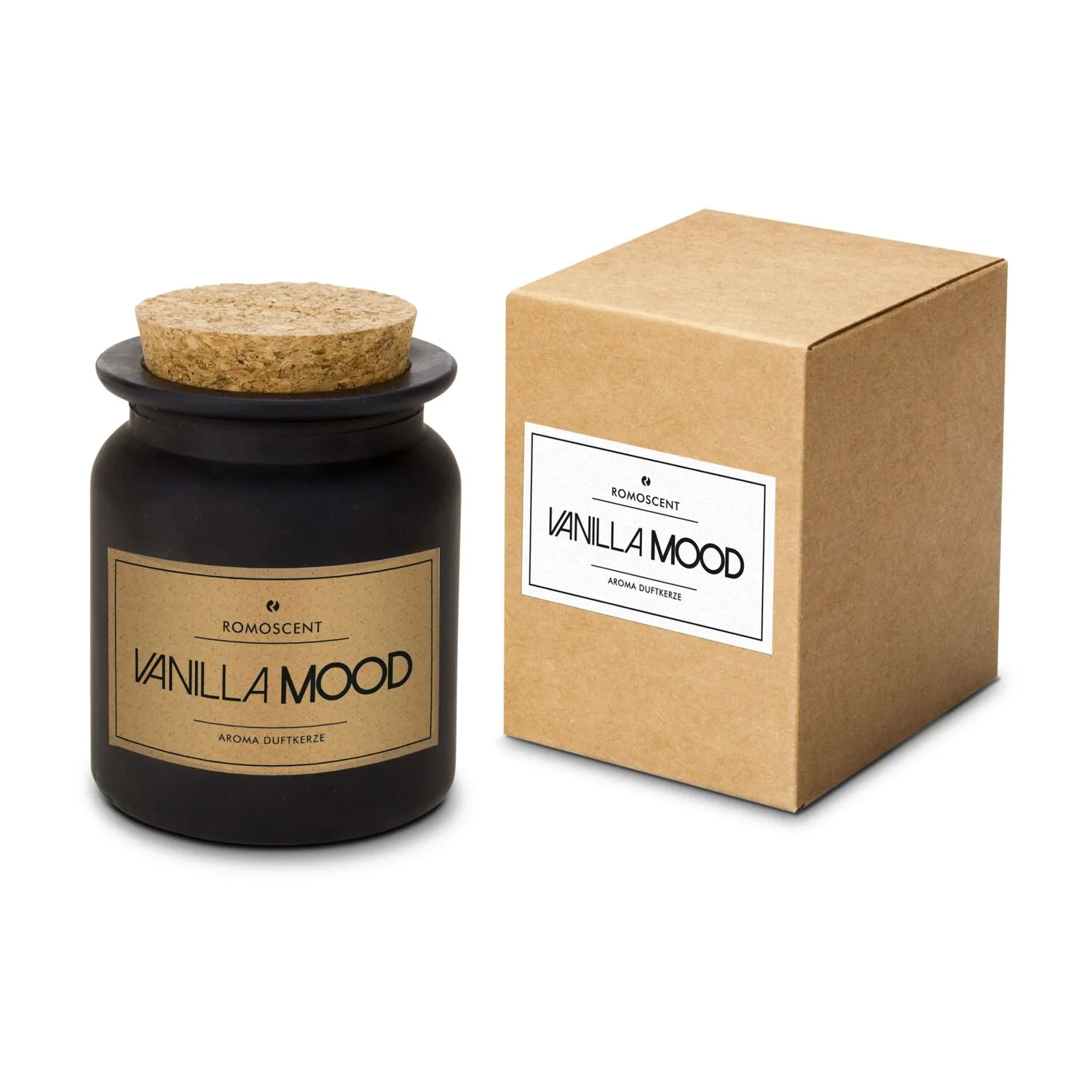 ROMOSCENT® Aromakerze Vanilla Mood, schwarz – Bild 5