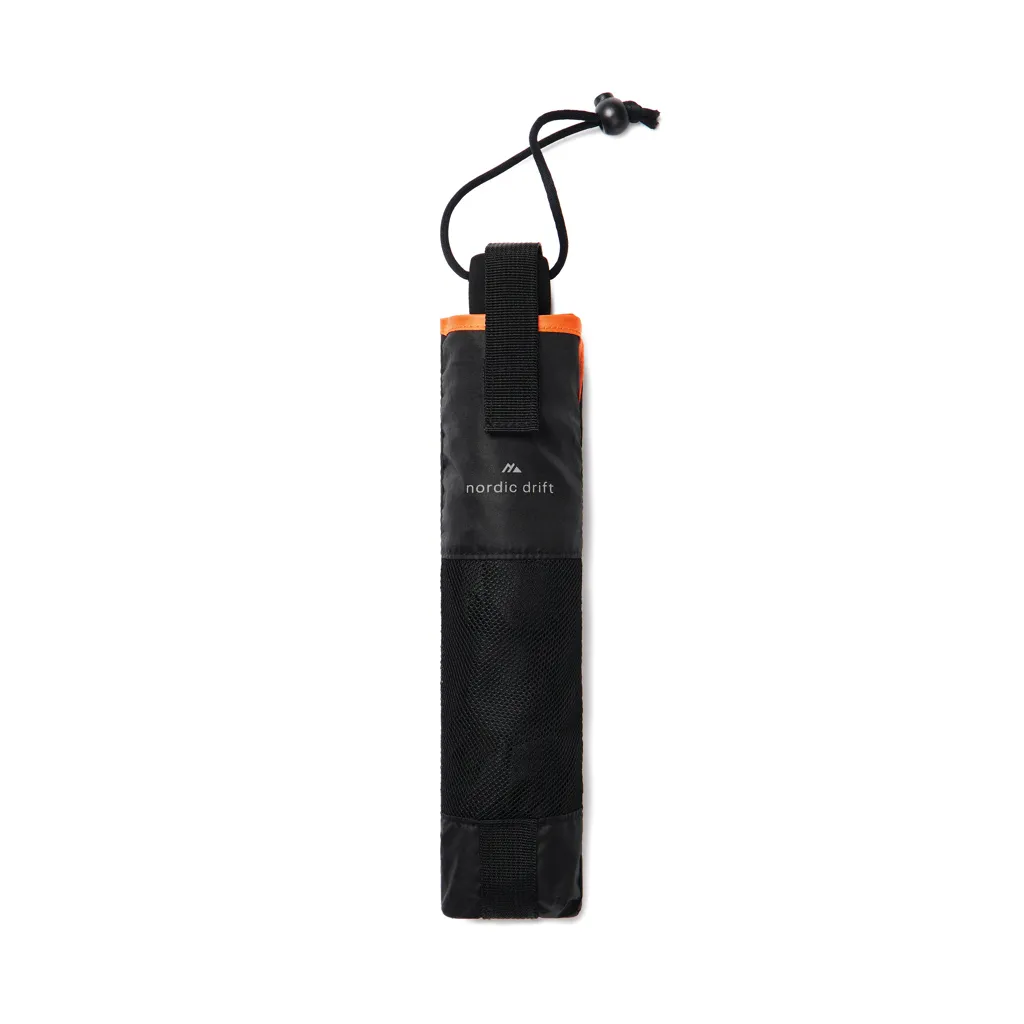 Nordic Drift Trail 23" AWARE™ RPET Automatik-Schirm UPF 50+, schwarz – Bild 3