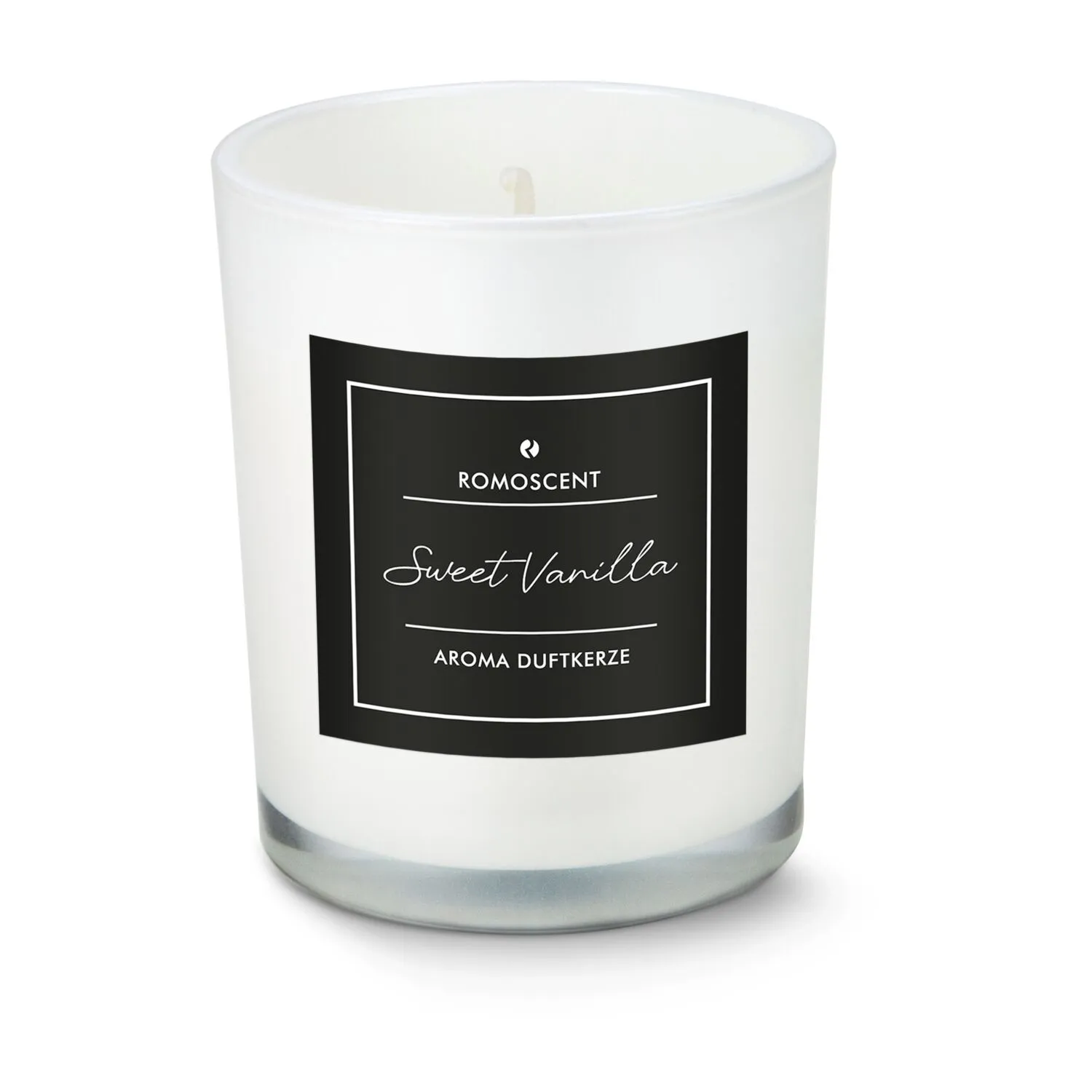ROMOSCENT® Aromakerze Sweet Vanilla, schwarz-weiß – Bild 9