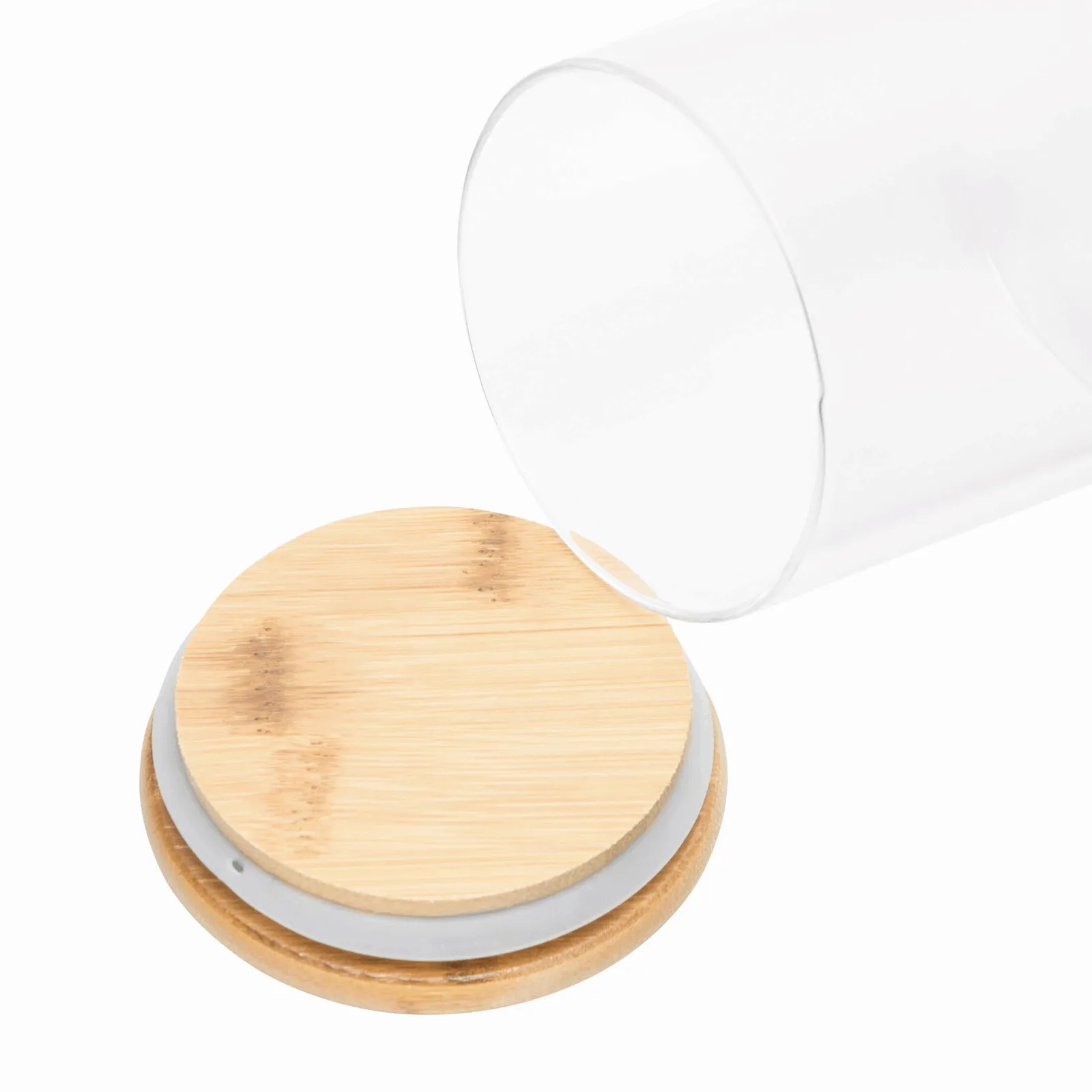 MECOZI STORAGE S - Glas-Vorratsdose, Füllmenge ca. 450 ml braun, transparent, braun, transparent – Bild 6