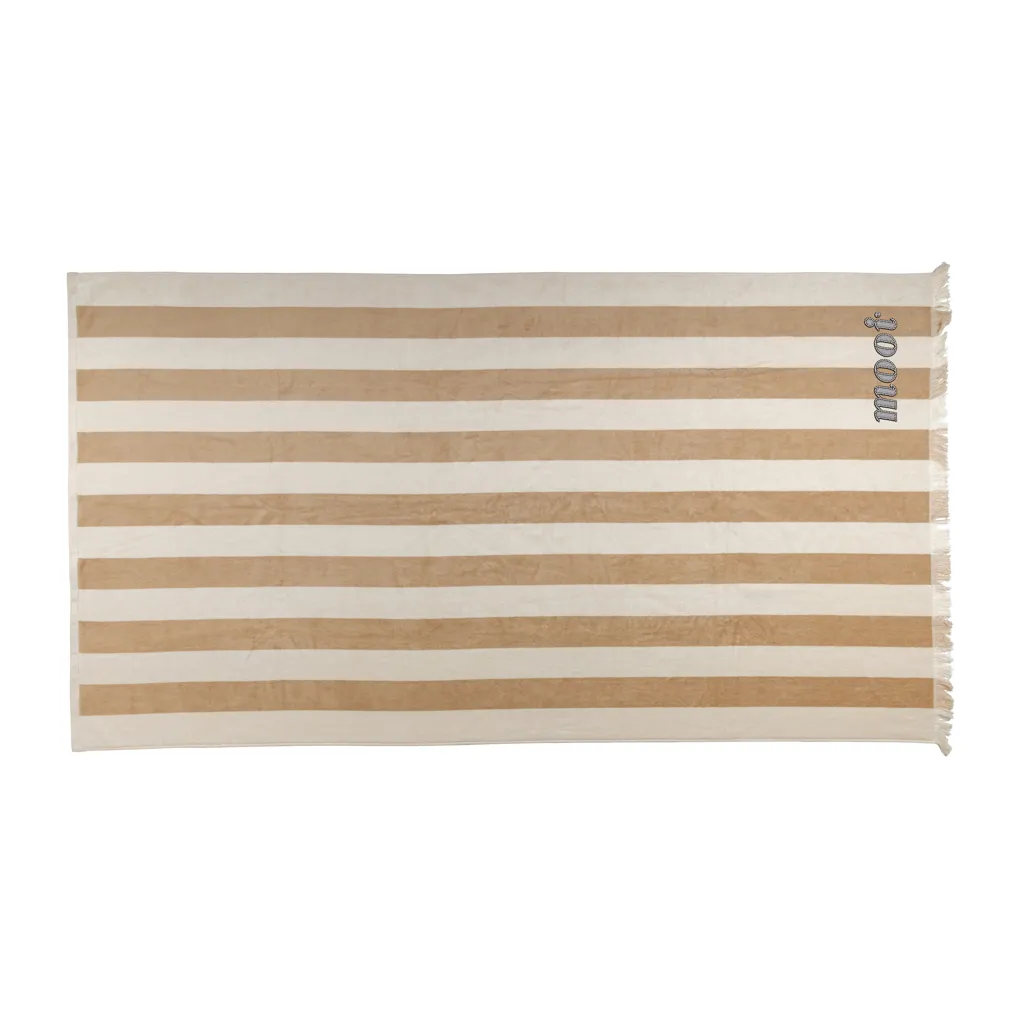 Ukiyo Aware™ Yukari XL Strandtuch 100x180cm, braun – Bild 3