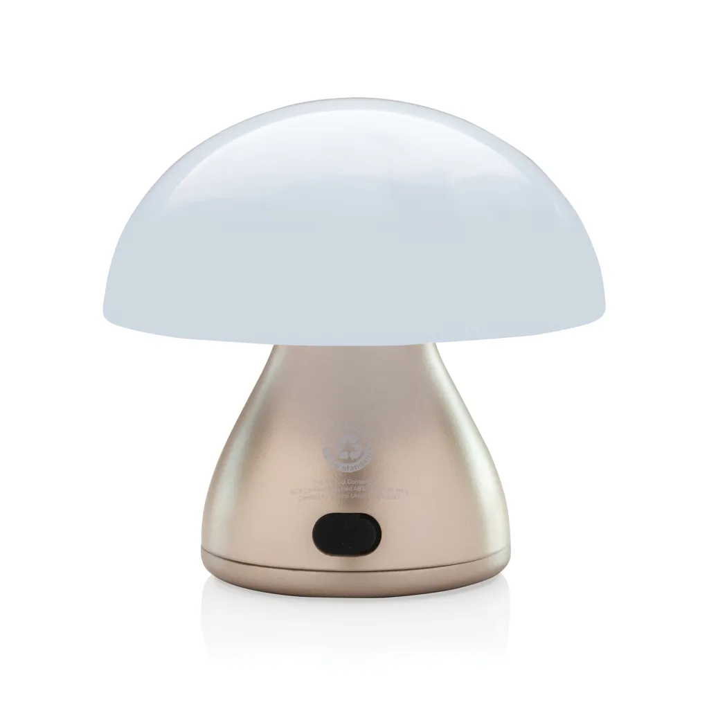 Luming wiederaufladbare USB-Tischlampe aus RCS Kunststoff, Bronze – Bild 2