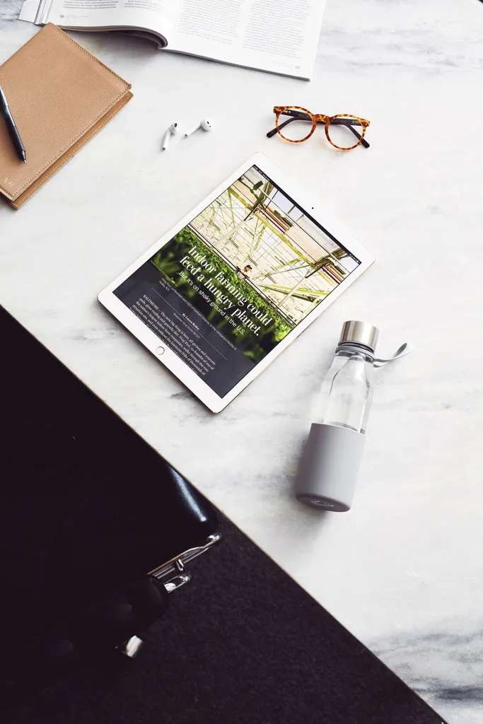 VINGA Lean Glasflasche, grau – Bild 5