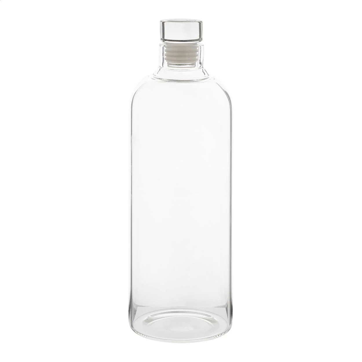 Glasflasche Agua