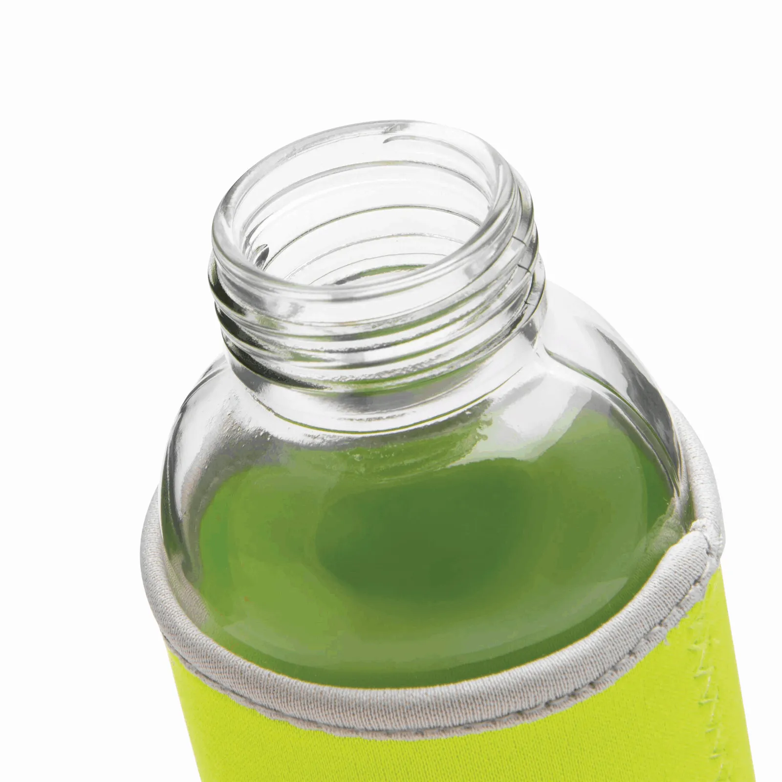 TAKE WELL - Glas-Flasche, apfelgrün, transparent – Bild 4