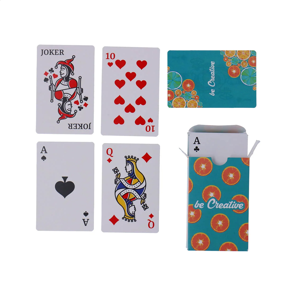 Individuelle Spielkarten CreaCard, weiß – Bild 3